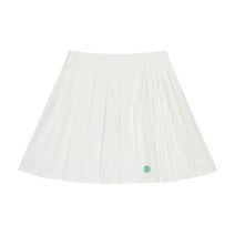 레인메이커여성용 더블 플리츠 스커트_R32WCK01WH