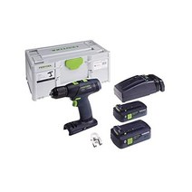 페스툴 576754 T 18 3E 무선 드릴 키트