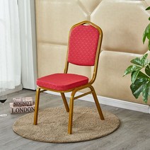 호텔의자 장군 연회 결혼기념일 귀빈 회의의자 페스티벌 레드 음식점 식탁세트의자 4134727953, 1.0 기본 방석 다섯 움큼 첫 번째