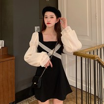 HQINT 여성 원피스 가을 봄 겨울 긴팔 반팔 롱원피스 미디원피스 캐주얼 정장원피스 하객원피스 하객룩 빅사이즈 여자 ZB-16622