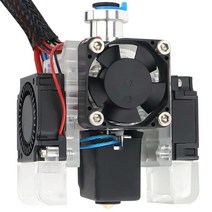 Haldis 3D V6 볼케이노 핫엔드 업그레이드 전체 금속 V6 볼케이노 J-헤드 보덴 압출기 핫엔드 3개의 냉각 팬이 있는 바이메탈 히트 브레이크(3010) 모든 1.75, 12V Volcano, 12V Volcano