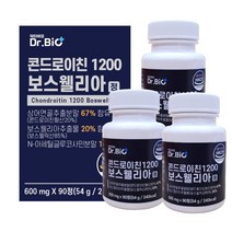 닥터비오 콘드로이친1200 보스웰리아 정, 3박스, 90정