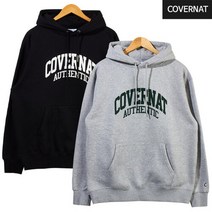 커버낫 더블 컬리지 아치 로고 기모 후디 CO2203HD05