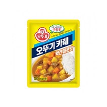 오뚜기 카레 과립형 약간매운맛, 100g, 9개