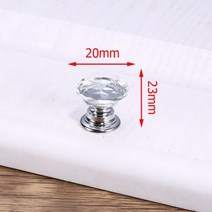 NAIERDI 럭셔리 다이아몬드 크리스탈 핸들 신발장 캐비닛 핸들 옷장 도어 서랍 손잡이 옷장 풀러 가구 핸들, SJ1003-20
