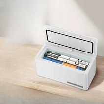 인슐린 냉장고 미니 소형 휴대용 아이스박스, 일정한 온도(배터리 세트)