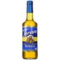 미국직구 토라니 슈가프리 망고시럽 750ml, 수량, 상세참조
