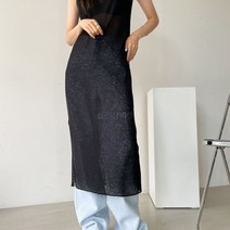 기타 바보사랑[옷자락]여자 린넨나시 민소매 레어어드용 스판 일자 롱원피스[무료배송]