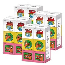 한예지 키스해링 KIDS 미용티슈 230매 6입 x 4팩