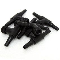 1구 에어량조절기블랙1개 - (기포기에어조절), 1개