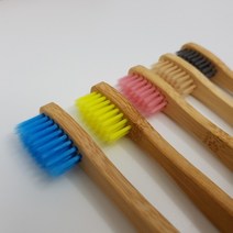 열린방향 친환경 대나무 칫솔 5개 세트 미세강모 어린이 어른용 나무칫솔 생분해 치솔 잇솔 미세모 배송비 무료, 어른용10개