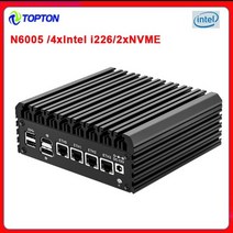 2022 신제품 11 세대 펜티엄 N6005 2.5G pfSense 라우터 4 인텔 i226 Nics NVMe 2 DDR4 팬리스 미니 PC OPNsense 방화벽 VPN 서버, Intel Pentium N6005, UK, 16GB DDR4 256GB NVMe