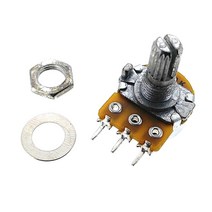 16파이 가변저항 16mm 단련볼륨 500Ω ~ 1MΩ VR16MS, 1KΩ
