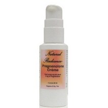 Natural Radiance Pregnenolone Bioidentical Cregraveme 2 oz. 병60 ml 노화 황체호르몬 프로게스테론 에스트로겐 여성 호르몬 크림