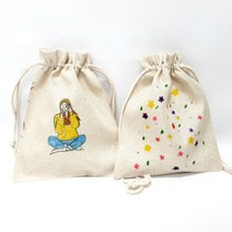 바보사랑 승화전사용 린넨 파우치 파우치 만들기 평판 부자재.기쁨기업, 린넨파우치중1개