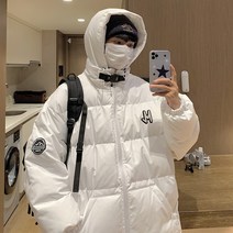 스키복 커플 겨울 패딩 남항풍에 도톰한 패딩 코트 등산 스키복 전문 힙합