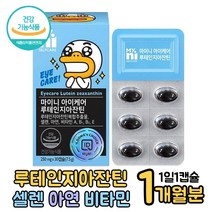 아이케어 루테인 지아잔틴 비타민A 식약처 인정 기능성 눈영양제