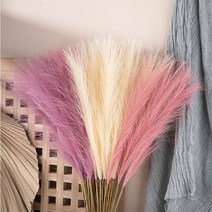 라이트앤 팜파스 갈대 조화 인테리어, 팜파스 조화 - 라이트 핑크