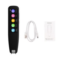 스캐너 북 비파괴DOSMONO-C505H 사전 변환 펜 스캐너 텍스트 읽기 번역기 장치 다국어 와이파이 112 개, 01 Black