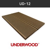 언더우드 합성목재 UD-12 솔리드 3000x150x20 다크브라운