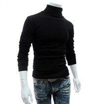 니트스웨터 남자 탑 풀오버 longsleeve 터틀넥 남성 풀오버 소프트 스트레치 셔츠 가을 겨울
