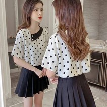 가바바 여성 블라우스 여름 햇살 같이 눈부신 그녀의 독특한 카라 여친룩 블라우스 G37018