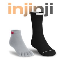 인진지 NEW 트레일러 퍼포먼스 세트 블랙 쿨맥스 아웃도어 양말 중목 등산 트레킹 백패킹 스포츠 기능성 남자 여자, medium(255~270)