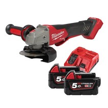 밀워키 M18 FSAGV100XPDB-502X 4인치 앵글 그라인더 (배터리2개_충전기1개)