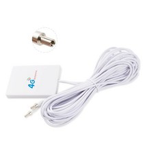 POBADY 4G/3G LTE 안테나 TS9 수 어댑터 10dBi 패치 안테나 Wi-Fi 안테나 증폭기 3M 3m 3m 케이블 4G/3G/2G 모바일 라우터 Wi-Fi 안테나 WL