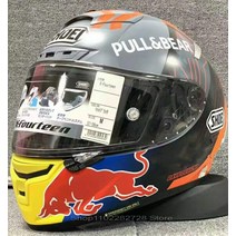 쇼에이 헬멧 풀페이스 시스템 오픈페이스 클래식 agv SHOEI x 14 마르케즈 풀베어러 풀 페이스 오토바이 헬, 12 helmet