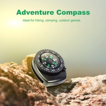 나침반 시계에 대 한 분리형 나침반 2 개 시계 방수 휴대용 캠핑 생존 도구, 한개옵션0, 2개