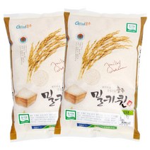 2022년산 충주 산척농협 유기농쌀 밀키퀸 4kg 8kg, 8kg(4kg x 2포)