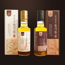 국산참기름 국산들기름 저온압착 참기름들기름, 참기름180ml+들기름180ml, 180ml
