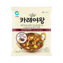 청정원 간편식 청정원 카레여왕 부드러운 버터맛 108g 집밥 도시락 식자재 캠핑 별미, 7개