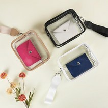 화장품가방 해변가방 투명백 미니 크로스백 회사원