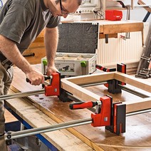 [BESSEY] 베세이 패러럴 L클램프(1ea) / 목공용 / 클램핑 범위 300~1500mm 옵션선택 / 정밀평형압착 / 미끄럼방지 / 넓은 압착면, 300mm - KRE30-2K