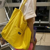 언니닷컴 캔버스 숄더백 4color 봄 여름 가방 에코백 여성 학생