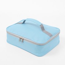 넓은 사각 여름도시락반찬 보냉가방 2p 직장인보냉백 보온보냉