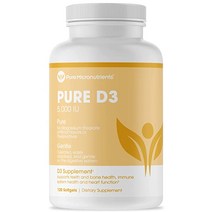 멀티비타민 Pure D3 – Vitamin 5000 IU Natural D Supplements (Cholecalciferol) - Immune Support Healthy M