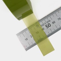절연성이 뛰어난 PET 실리콘 점착 단면 테이프 (길이50m 폭25mm-50mm), 폭50mm, 1개