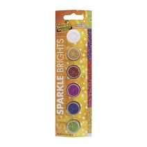 공예몰 DecoArt Americana Seasonal All-Purpose Acrylic Paint Pots 6Pkg Sparkle Brights 글리터물감