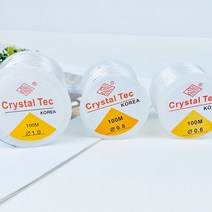 핀쿠션 대용량) 우레탄줄 비즈줄 비즈공예 부자재 (100m), 3사이즈전부