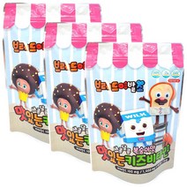 브레드이발소 씹어먹는 키즈 비타민 40정X3개 비타민C 어린이 유아 초등학생 복숭아맛 맛있는 아이들 캔디