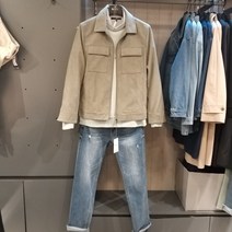 닉스 스웨이드 세미오버핏 자켓