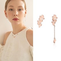 클루 CLUE 당일배송 나비 실루엣 체인 드롭 실버 귀걸이 CLER203NKPPS