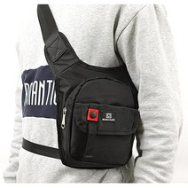 어깨 허리 밀착 스포츠 가방 라이딩백 라이딩가방 스포츠힙색, 블랙