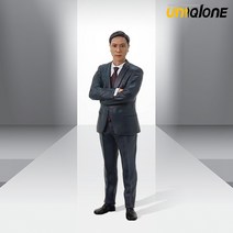 유니클론 피규어감사패 정년퇴직 퇴임 기념패 피규어, 피규어+케이스+하단명판