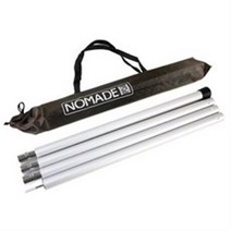 노마드캠핑 32파이 타프폴대 실버 + 전용파우치, 3세트