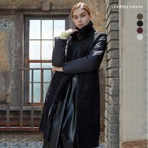 홈쇼핑 여성의류 리들리나인 에코 무스탕 덕다운 롱패딩 4종 택1