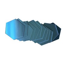 소프트거울 전신거울 12pcs 3d 벽 스티커 홈 장식 육각 장식 diy 이동식 거실 데칼 아트 장식품 홈 드롭 선박, 푸른, 46x40x23mm